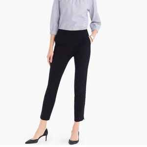 J. Crew Martie Cropped Pant (Navy)